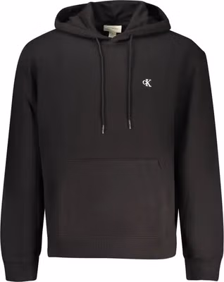 Black Cotton Men's Sweatshirt