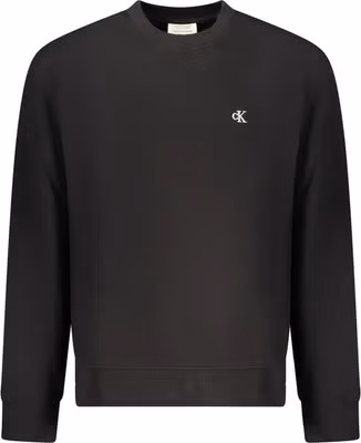 Black Cotton Men's Sweatshirt