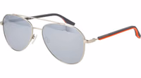 Silver Rubber Sunglasses 1