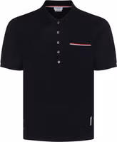 Blue Cotton Polo Shirt 1