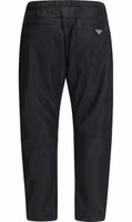 Black Recycled Polyamide Casual Pants 2