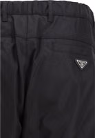 Black Recycled Polyamide Casual Pants 3