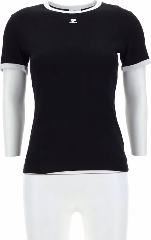Black Cotton T-Shirt