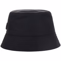 Black Polyamide Bucket Hat 1