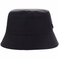 Black Polyamide Bucket Hat 2