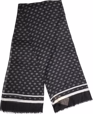 Black Crown Cashmere Neck Wrap Shawl Scarf