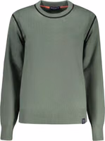 كنزة نسائية من الفيسكوز باللون الأخضر 1