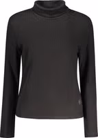 Black Polyester Women Sweater 1