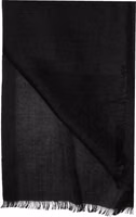 Black Cashmere Knit Neck Wrap Shawl Scarf 3