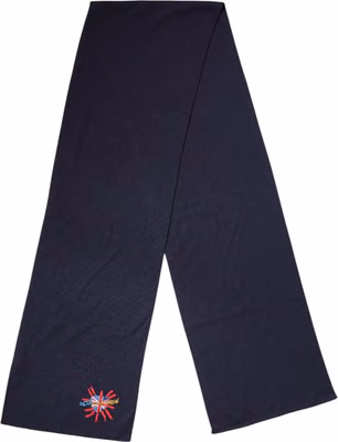 Blue Wool DG Loves London Neck Wrap Scarf