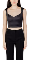 Black Polyester Top 1