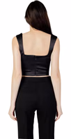 Black Polyester Top 2