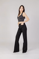 Black Polyester Top 5