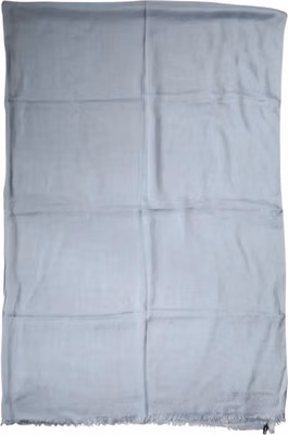 Light Blue Cashmere Knitted Shawl