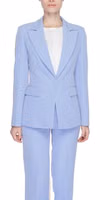 Purple Polyester Blazer 1