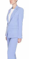 Purple Polyester Blazer 3