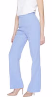 Purple Polyester Casual Pants 3