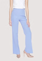 Purple Polyester Casual Pants 5