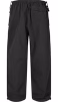 Black Cotton Casual Pants 3