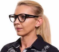 Black Plastic Glasses (Frames) 4