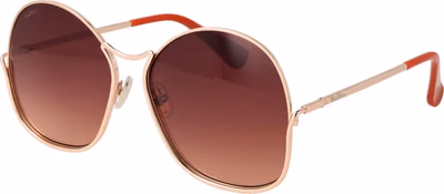 Rose Gold Metal Sunglasses