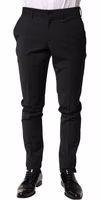 Black Wool Formal Dress Men Trouser Pants 1