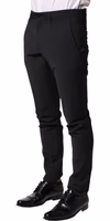 Black Wool Formal Dress Men Trouser Pants 2