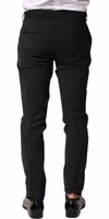 Black Wool Formal Dress Men Trouser Pants 3