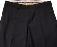 Black Wool Formal Dress Men Trouser Pants 4