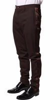 Brown Polyester Men Dress Trousers Pants 2
