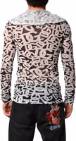 White DG Logo Long Sleeves Turtleneck Top 3