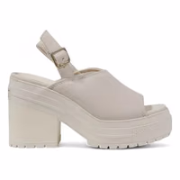 Beige Suede Leather High Heel Pumps 1