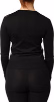 Black Sheer Button Down Cardigan Sweater 3