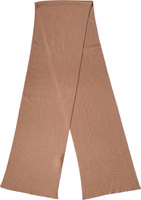 Brown Cashmere Knitted Neck Wrap Shawl Scarf 1