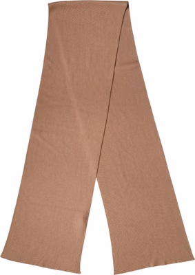 Brown Cashmere Knitted Neck Wrap Shawl Scarf
