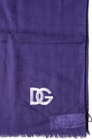 Purple Lace Stole Cotton Wrap Shawl Scarf 4