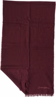 Maroon Cashmere Fringes Neck Wrap Shawl Scarf 4