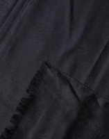 Black Lace Stole Silk NeckWrap Shawl Scarf 3