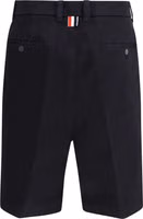 Blue Polyester Bermuda Shorts 2