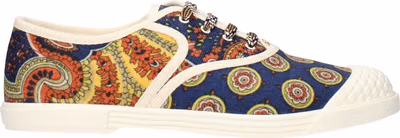 Multicolor Fabric Low Top Sneakers