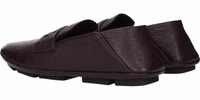 Brown Leather Slip-On Loafers 4
