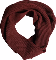 Maroon Cashmere Knitted NeckWrap Shawl Scarf 3