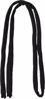 Black Wool Knitted Neck Wrap Shawl Men Scarf 1