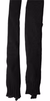 Black Wool Knitted Neck Wrap Shawl Men Scarf 2
