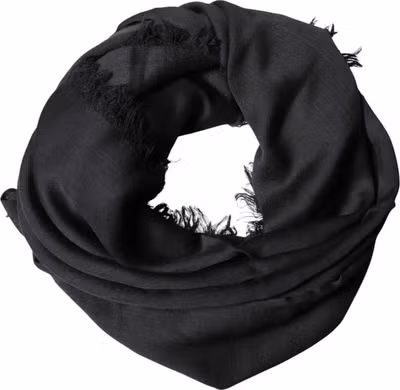 Black Lace Stole Neck Wrap Shawl Scarf