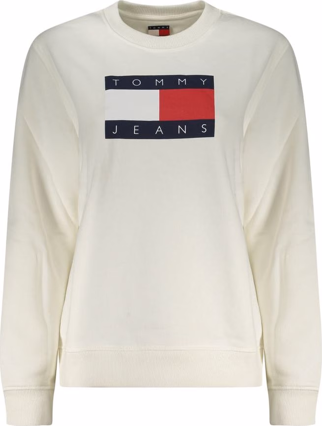 Bianco Cotton Women Sweatshirt