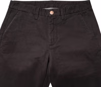 Dark Brown Cotton Stretch Skinny Mid Waist Men Trouser Pants 4