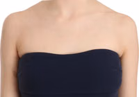 Strapless Zipper Back Tube Top Blouse 4