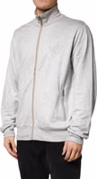 Light Gray Cotton Zipped Cardigan Sweater 2