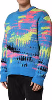 Multicolor Men Crew Neck Pullover Sweater 2